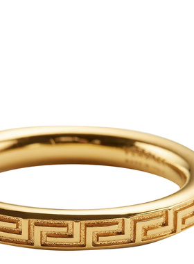 VERSACE 男士戒指 DG56785DJMT3J000 CO 金色 The Greek ring