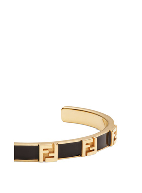 FENDI 女士手链手镯 8AK896TL9F0A1F CO 配饰 徽标手镯金色