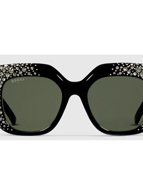 1h可退 GUCCI 男士太阳镜 859481J07411012 SS2026 黑色 SUNGLASS