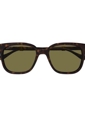 GUCCI 男士太阳镜 GG1493S002 SS2025 绿色 全框太阳镜