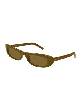 SAINT LAURENT 男士太阳镜 SL557SHADE006 CO 棕色 1E5J4ID0A配饰