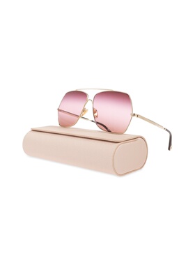 CHLOÉ 女士太阳镜 CH0278S0003 AW2024 金色 Sunglasses