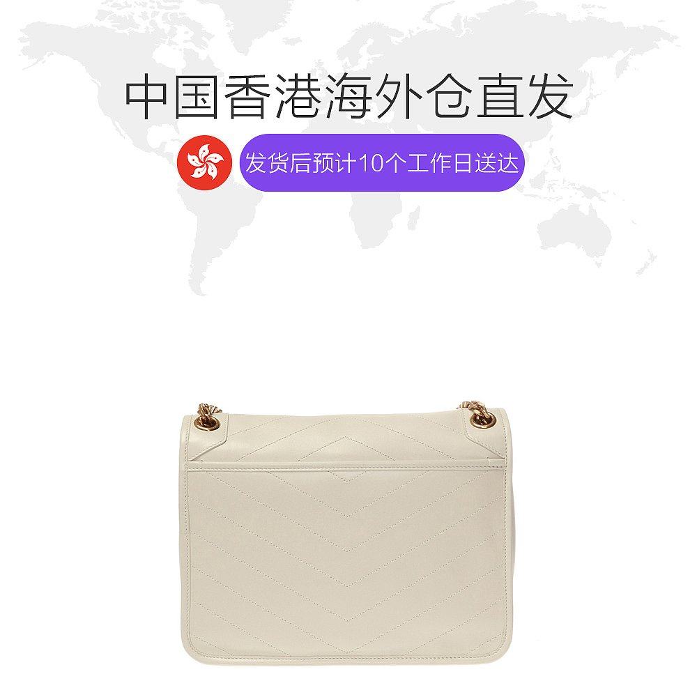 香港直邮圣罗兰女士米色字母链条包 天猫国际香港直购女士包袋