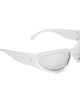 BALENCIAGA 女士太阳镜 658745T00071402 SS2026巴黎世家 灰色