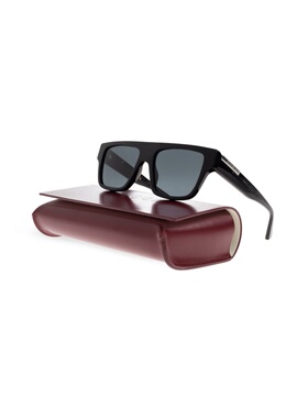 GUCCI 男士眼镜 840028J07401041 AW2025 蓝色 Black acetate sun