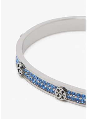 TORY BURCH 女士手链手镯 176699400 AW2025 银色 Icon Pave 手镯