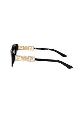VERSACE 女士太阳镜 0VE4470BGB187GB187 SS2025 黑色范思哲