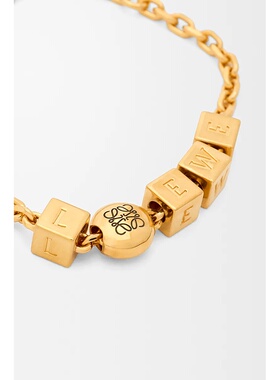 LOEWE 女士手链手镯 J698240X028130 SS2026 金色 可调节手链