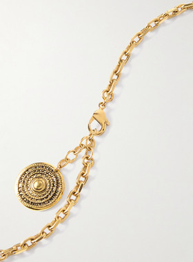 1h可退 潮奢 Saint Laurent 圣罗兰 女士 金属挂饰项链 820040Y15