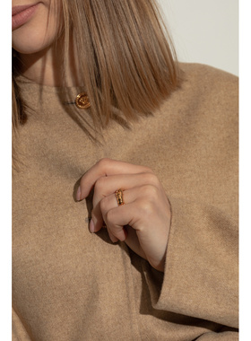 1h可退 VERSACE 女士戒指 10205451A006203J000 AW2025 金色