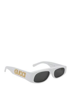 GUCCI 女士眼镜 791806J07409112 SS2024 白色 SUNGLASSES