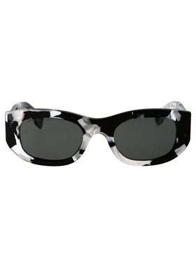 GUCCI 男士太阳镜 GG1627S002 SS2024 黑色 logo标识太阳镜古驰