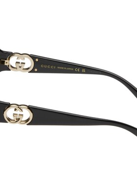 1h可退 潮奢 Gucci 古驰 女士 黑色 Square Frame 太阳镜 GG1692S