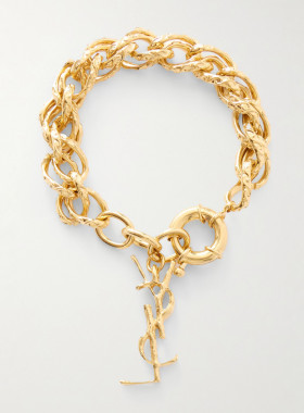 1h可退 潮奢 Saint Laurent 圣罗兰 女士 绳式手环 840629Y1500