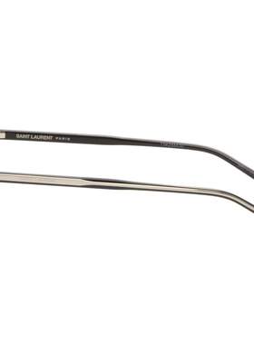 1h可退 潮奢 Saint Laurent 圣罗兰 女士 银色 SL 665 眼镜 SL665