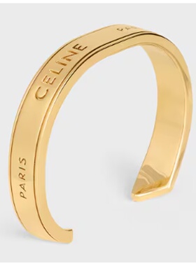 CELINE 女士戒指 B107E3F7035OR CO 金色 SMALL CUFF