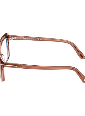 1h可退 TOM FORD 女士眼镜 FT5894B072 SS2025 白色 全框平光镜