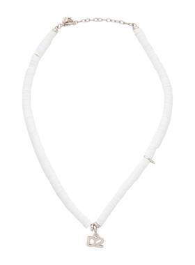 1h可退 潮奢 Dsquared2 二次方 男士 项链 white白色 舒适时尚