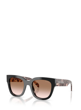 1h可退 PRADA 女士眼镜 PRC04S28F90P CO 棕色 全框太阳镜