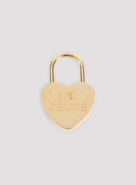 CELINE 女士项链 B101P6BRA35OR SS2026 银色 HEART PADLOCK挂饰