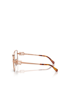 MIU MIU 女士眼镜 MU50XVZVF1O1 AW2024 花色 徽标平光镜