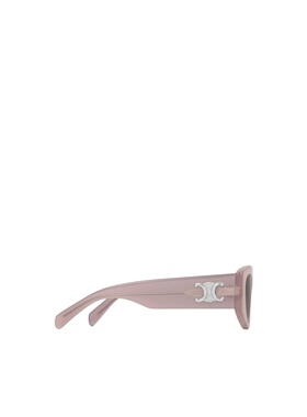CELINE 女士眼镜 4S308CPLB18GT CO 灰色 徽标太阳眼镜