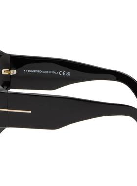 1h可退 潮奢 Tom Ford 汤姆 福特 男士 黑色 Bronson 太阳镜 FT10