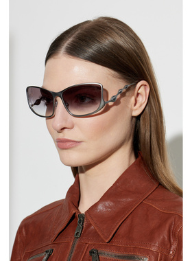 DIESEL 男士太阳镜 0DL10130101411 SS2026 灰色 Sunglasses `0DL