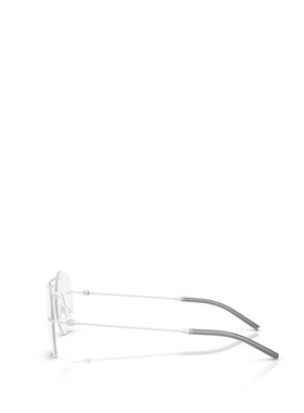 MONCLER 男士眼镜 ME10031004 AW2025 白色 无框平光镜