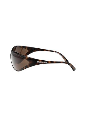 BALENCIAGA 男士太阳镜 BB0285S002 SS2025 棕色 Sunglasses