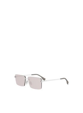 FENDI 男士眼镜 FE40165U16G AW2026 白色 长方形太阳镜