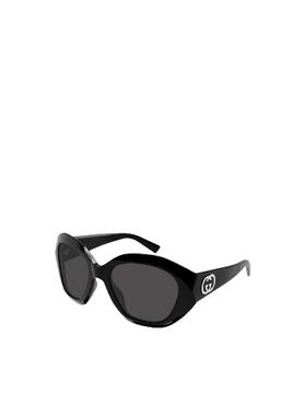 GUCCI 女士眼镜 GG2200S001 AW2026 黑色 全框太阳镜