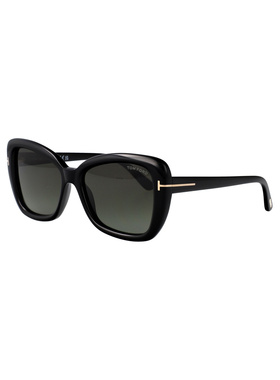 TOM FORD 女士眼镜 FT100801B SS2026 灰色 徽标太阳镜
