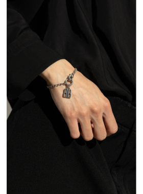 BALENCIAGA 女士手链手镯 841472TZB2S0668 CO 银色 链式手链