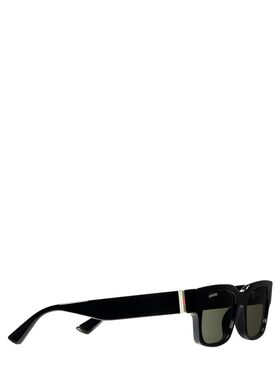 GUCCI 男士太阳镜 859609J16911012 SS2026 黑色 矩形框太阳镜