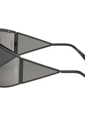 LOEWE 罗意威 女士 黑色 Speed Shield 太阳镜 LW40202U0001A1923