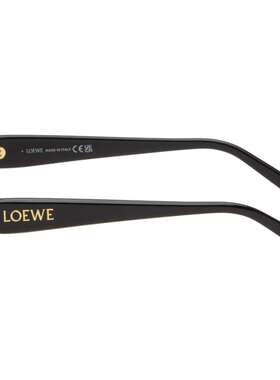 潮奢 LOEWE 罗意威 女士 黑色 Triangle Slim 太阳镜 LW40185I500