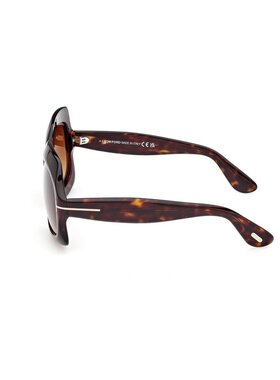 TOM FORD 女士眼镜 FT115552F SS2025 棕色 徽标太阳镜