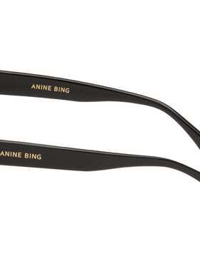 ANINE BING 女士 黑色 Paris 太阳镜 A1210605BLK1BLACK