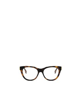 FENDI 女士眼镜 192337185106HAVANA AW2025 花色 圆形眼镜