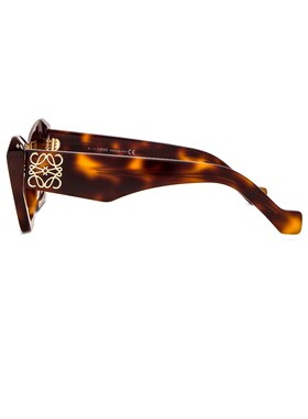 1h可退 潮奢 LOEWE 罗意威 女士 醋纤猫眼太阳眼镜 LW40036I