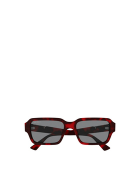 GUCCI 男士眼镜 GG1887S003 SS2025 灰色几何框 古驰太阳镜