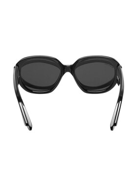 BALENCIAGA 女士太阳镜 837798T00071054 AW2025巴黎世家黑色配饰