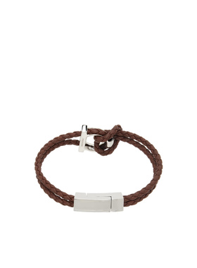 SALVATORE FERRAGAMO 男士手链手镯 712418PELBRKBRWNPLDLUCMS17