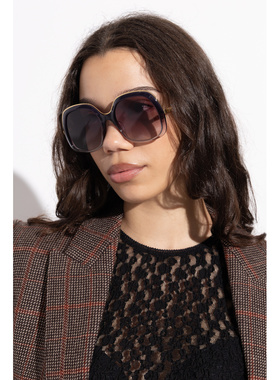 CHLOÉ 女士太阳镜 CH0327S0007 CO 酒红色 Sunglasses