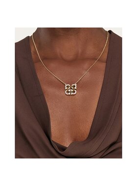 SALVATORE FERRAGAMO 女士项链 760867785169 AW2025锁骨链吊坠