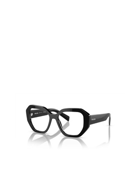 PRADA 女士眼镜 PRA07V1AB1O1 SS2026 黑色 几何框平光镜