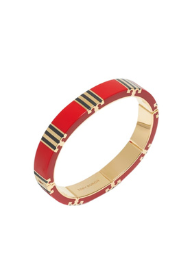 TORY BURCH 女士手链手镯 168069800 AW2025 红色 图标珐琅手镯