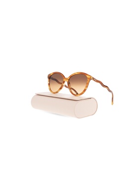 CHLOÉ 女士太阳镜 CH0087S00200 CO 棕色 Sunglasses