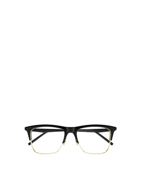 SAINT LAURENT 女士眼镜 SL786003 SS2025 黑色 半框平光镜